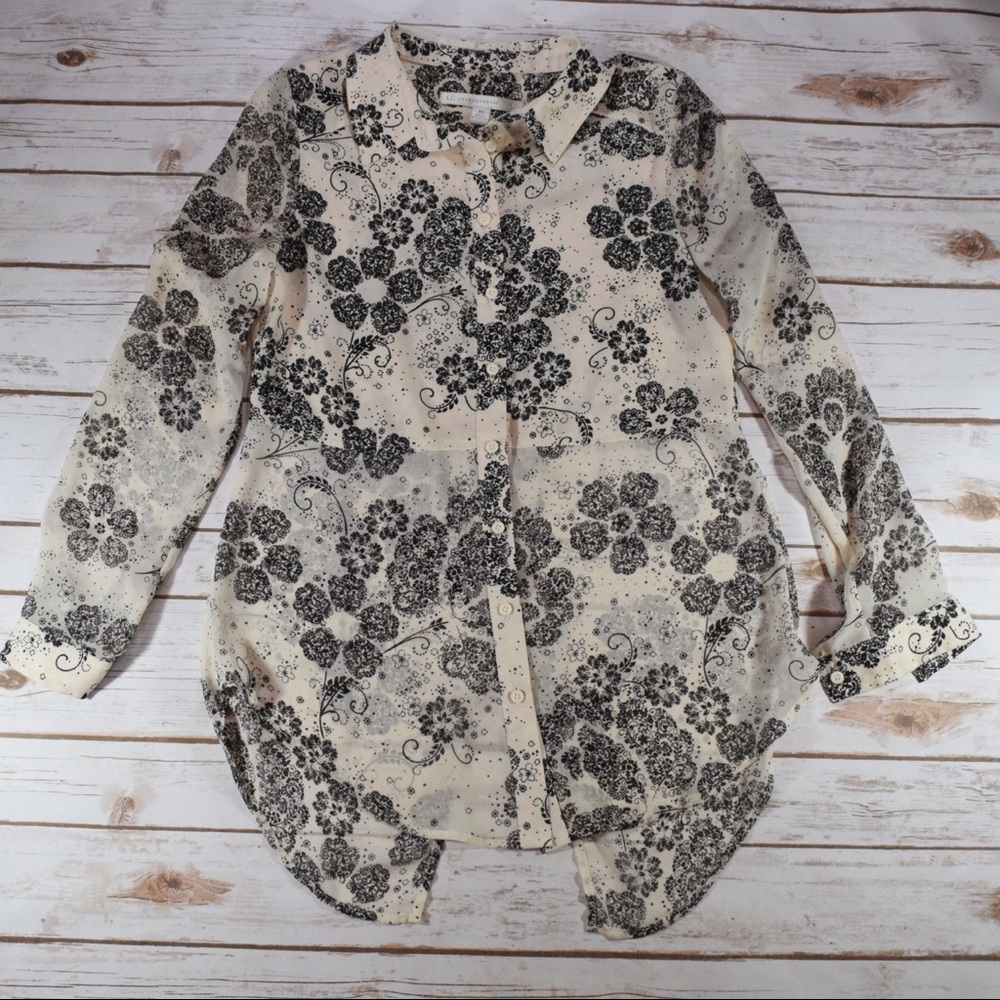 Lauren Conrad Floral Blouse